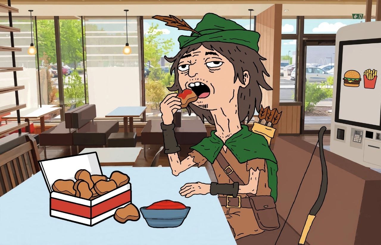 Vladhood eating nuggets like a degen
